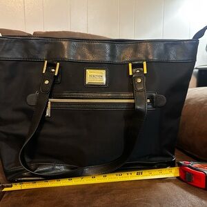 Kenneth Cole Reaction Black and Gold Laptop Bag
